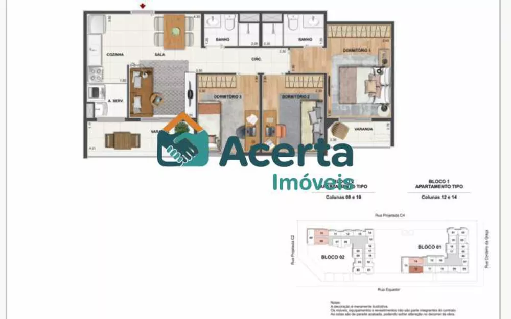 Apartamento, 3 quartos, 58 m² - Foto 20