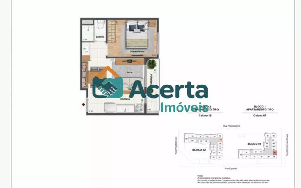 Apartamento, 1 quarto, 34 m² - Foto 14