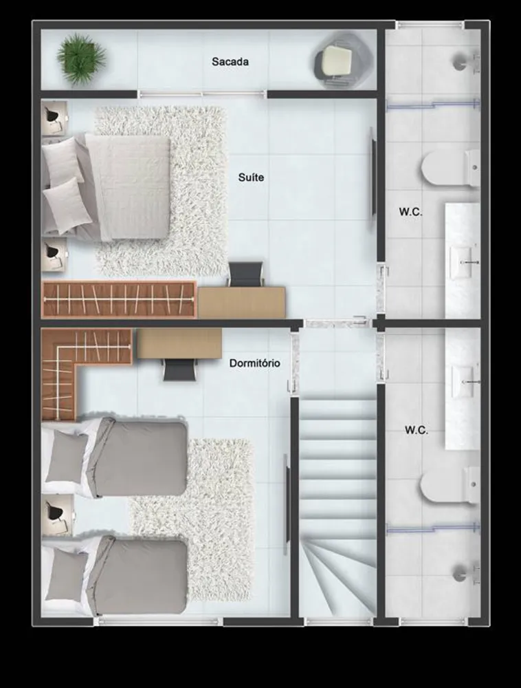 Casa de Condomínio, 3 quartos - Foto 16