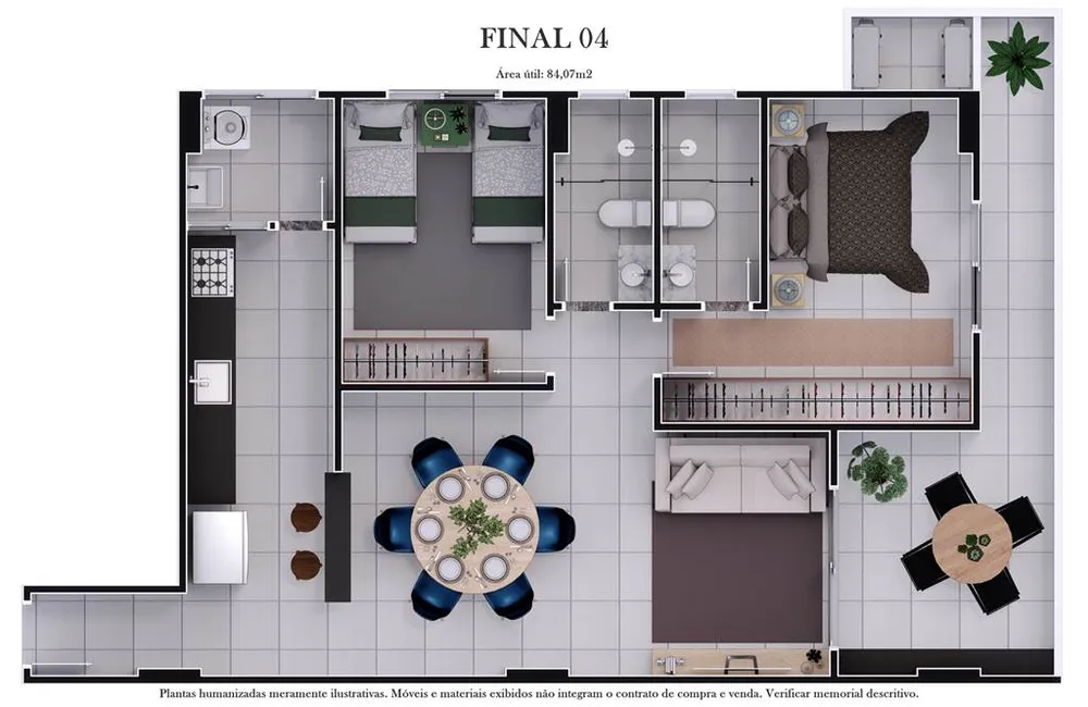 Apartamento, 2 quartos, 81 m² - Foto 10