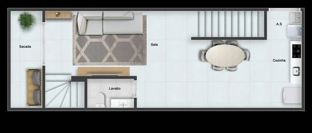 Sobrado, 2 quartos, 93 m² - Foto 15