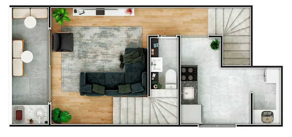 Sobrado, 3 quartos, 105 m² - Foto 5
