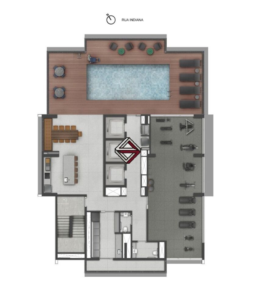 Apartamento, 1 quarto, 26 m² - Foto 3