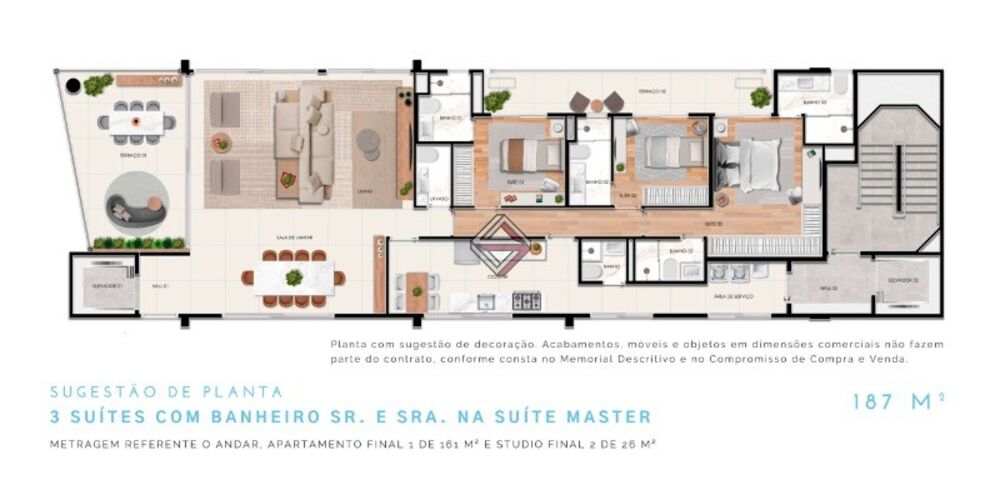Apartamento, 3 quartos, 247 m² - Foto 3