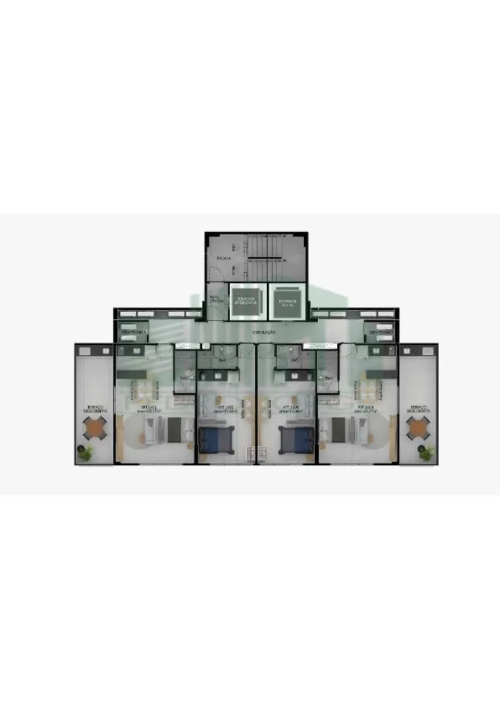 Apartamento, 1 quarto, 24 m² - Foto 2