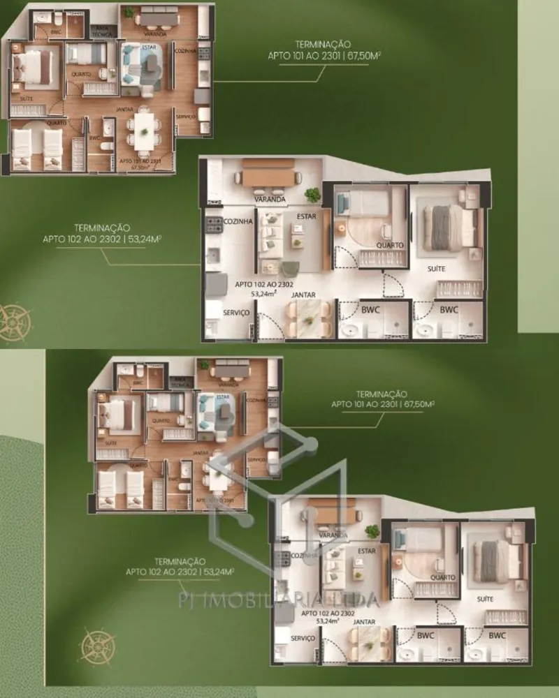 Apartamento, 2 quartos, 53 m² - Foto 4