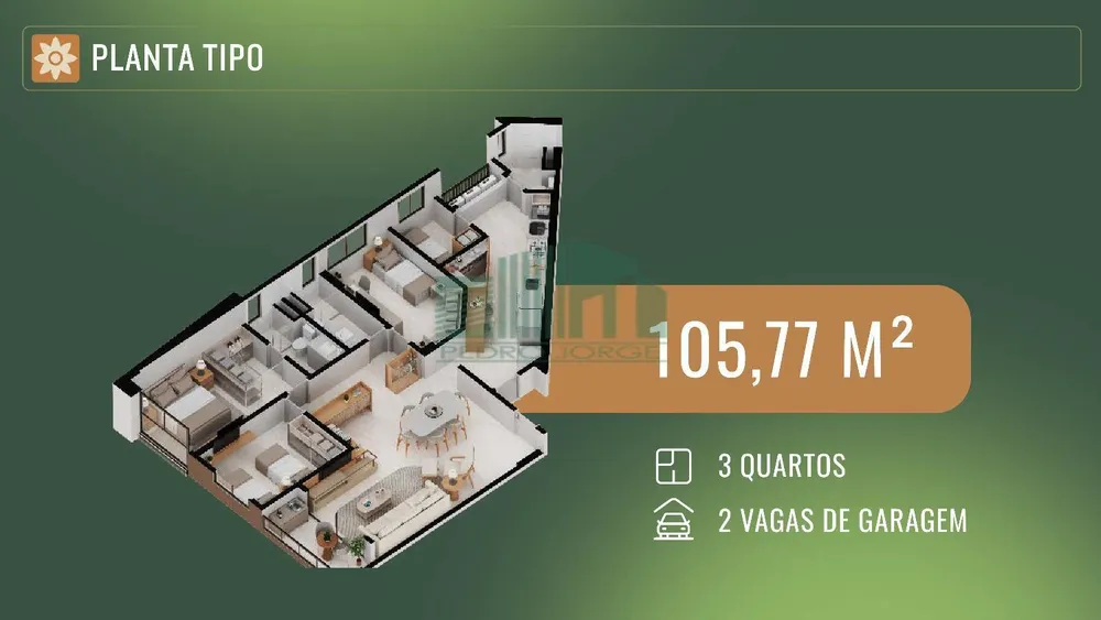 Apartamento, 3 quartos, 92 m² - Foto 2