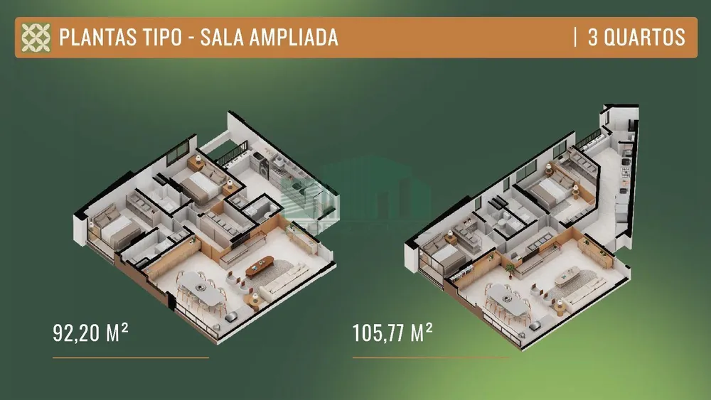 Apartamento, 3 quartos, 92 m² - Foto 1