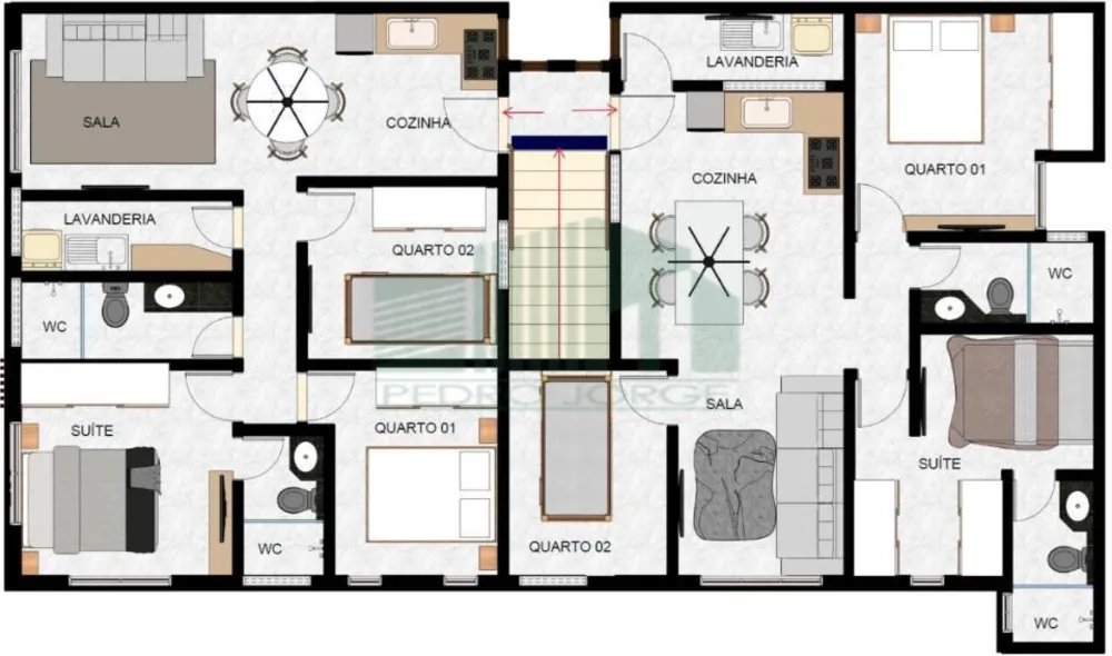 Apartamento, 2 quartos, 58 m² - Foto 3