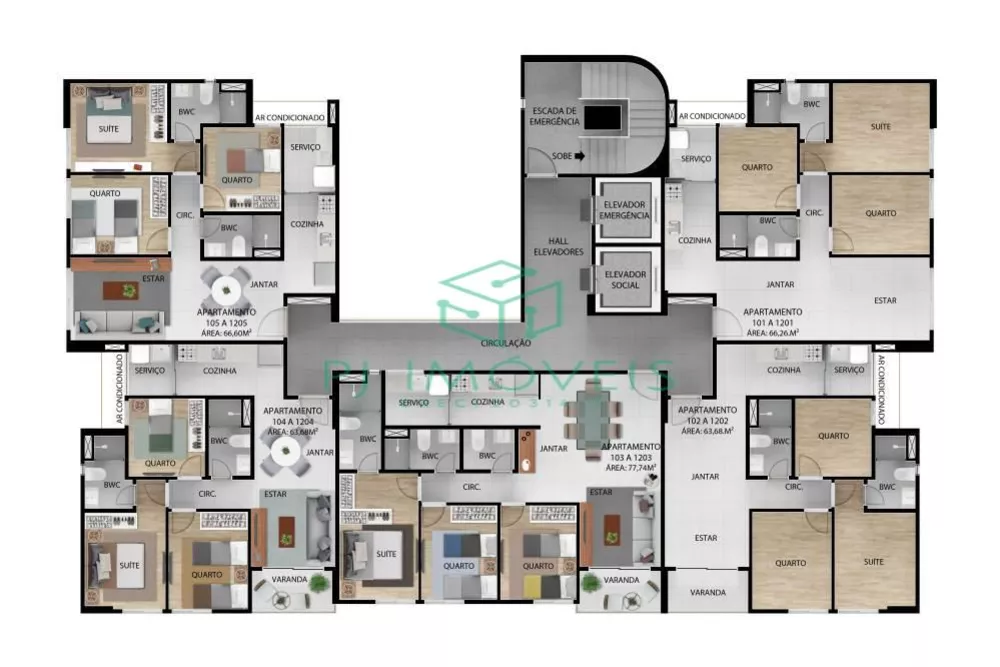 Apartamento, 2 quartos, 63 m² - Foto 4