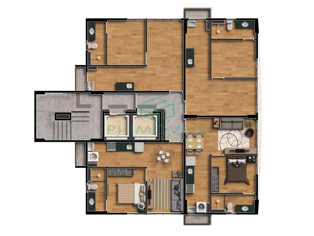 Apartamento, 1 quarto, 32 m² - Foto 4