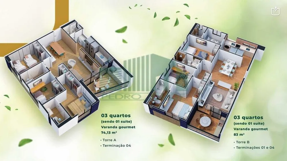 Apartamento, 2 quartos, 53 m² - Foto 3