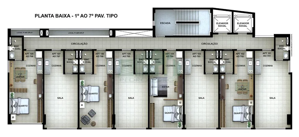 Apartamento, 1 quarto, 24 m² - Foto 4