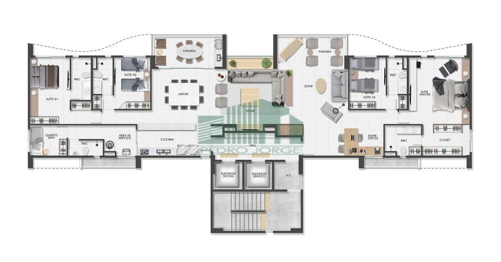 Apartamento à venda com 3 quartos, 105m² - Foto 22