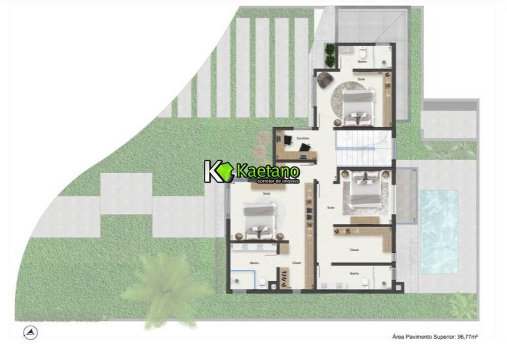 Casa, 3 quartos, 222 m² - Foto 3
