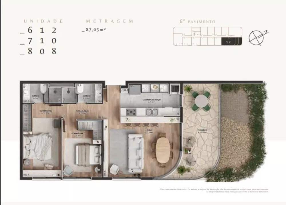 Apartamento, 3 quartos, 86 m² - Foto 4