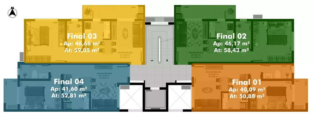 Apartamento, 1 quarto, 40 m² - Foto 5