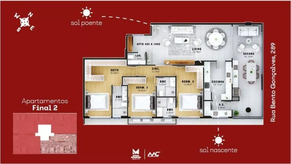 Apartamento, 3 quartos, 151 m² - Foto 12