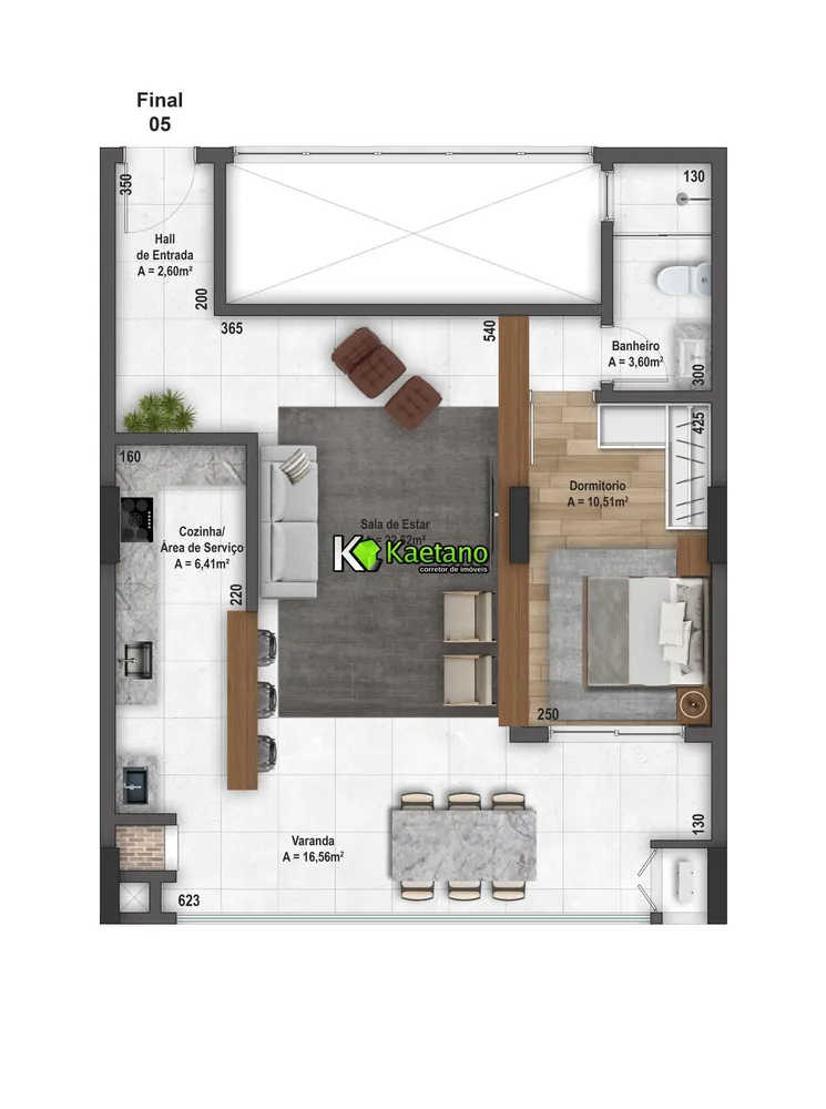 Apartamento, 1 quarto, 79 m² - Foto 9