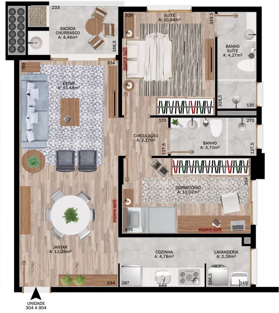 Apartamento, 2 quartos, 80 m² - Foto 8