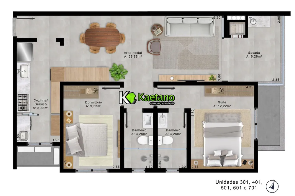 Apartamento, 2 quartos, 79 m² - Foto 18