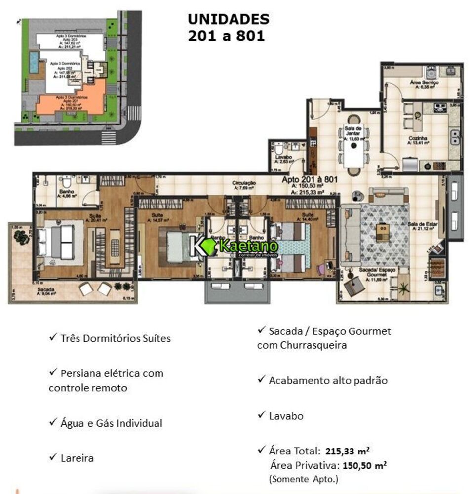 Apartamento, 3 quartos, 150 m² - Foto 4