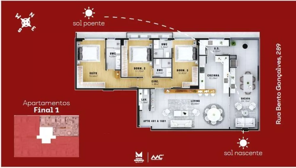 Apartamento, 3 quartos, 152 m² - Foto 12