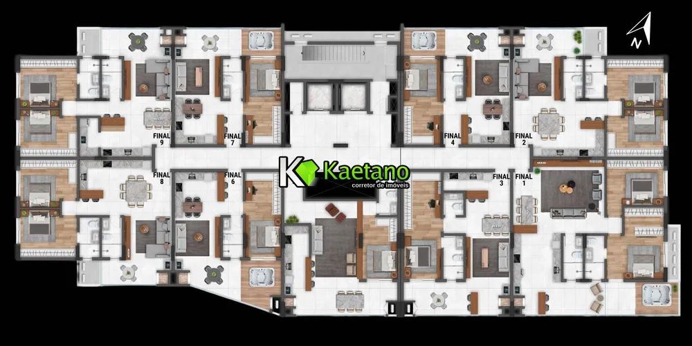 Apartamento, 1 quarto, 78 m² - Foto 9