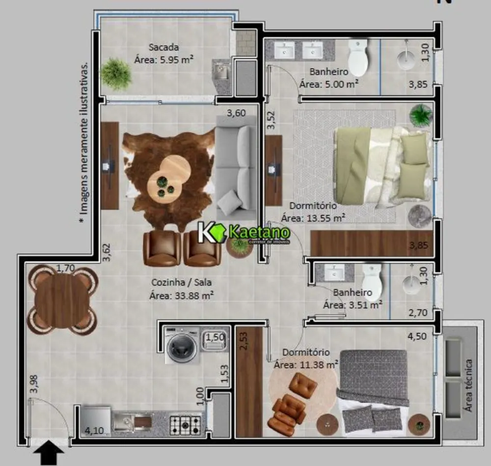 Apartamento, 2 quartos, 78 m² - Foto 6