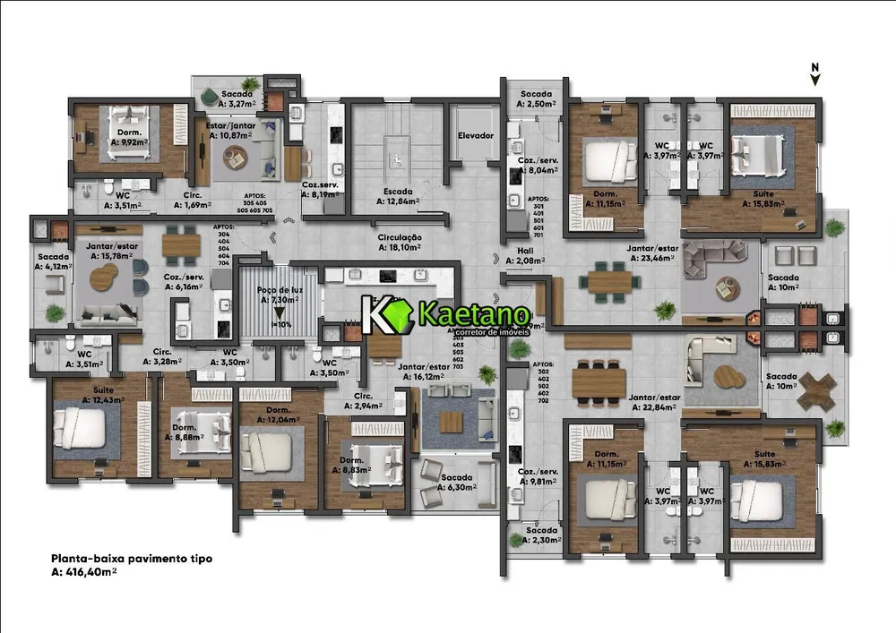 Apartamento, 2 quartos, 97 m² - Foto 5
