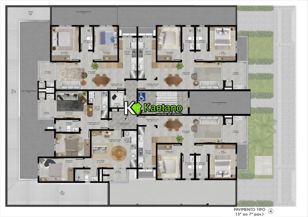 Apartamento, 1 quarto, 43 m² - Foto 11