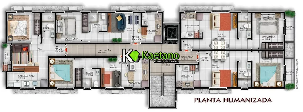 Apartamento, 1 quarto, 36 m² - Foto 17