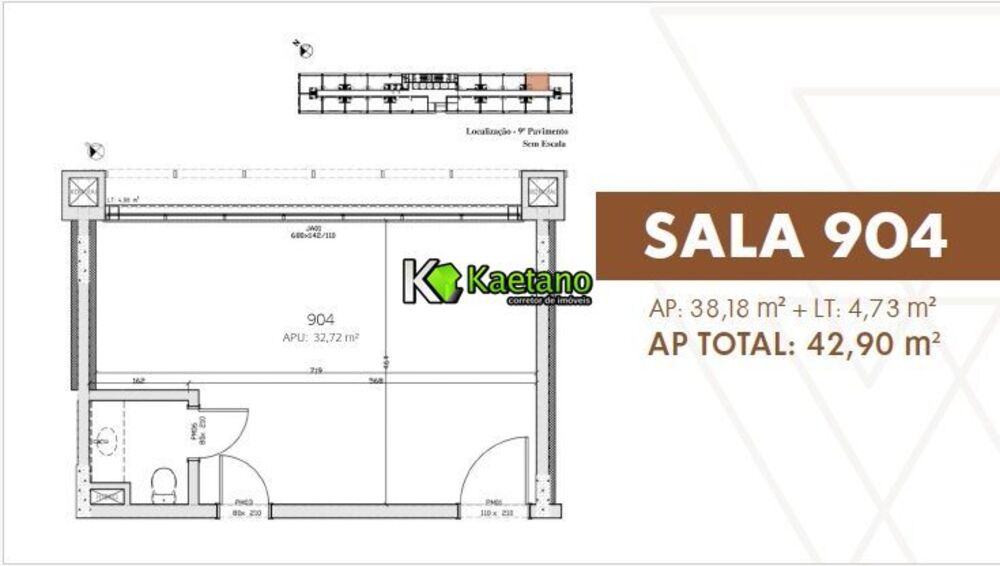 Sala-Conjunto, 38 m² - Foto 2