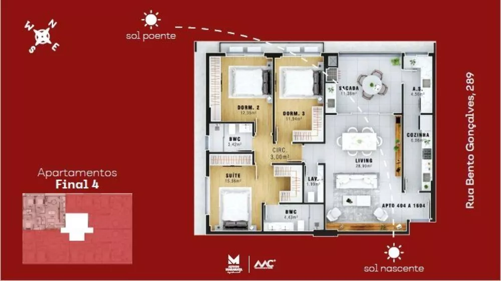 Apartamento, 3 quartos, 120 m² - Foto 12