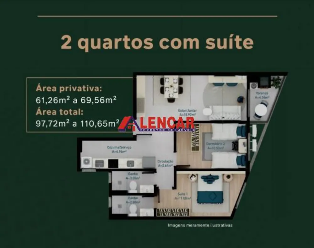 Apartamento, 2 quartos, 69 m² - Foto 5