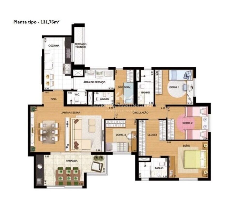 Apartamento à venda com 4 quartos, 131m² - Foto 12