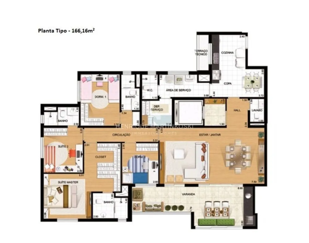 Apartamento, 4 quartos, 166 m² - Foto 16