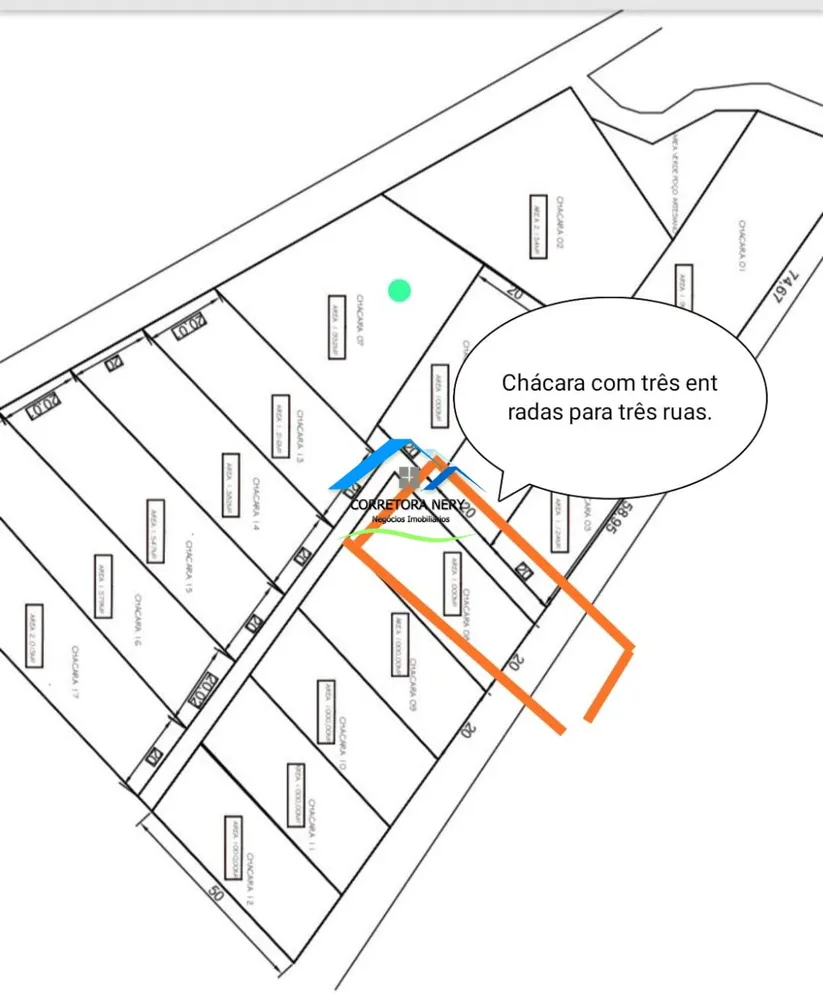 Chácara, 1000 m² - Foto 2