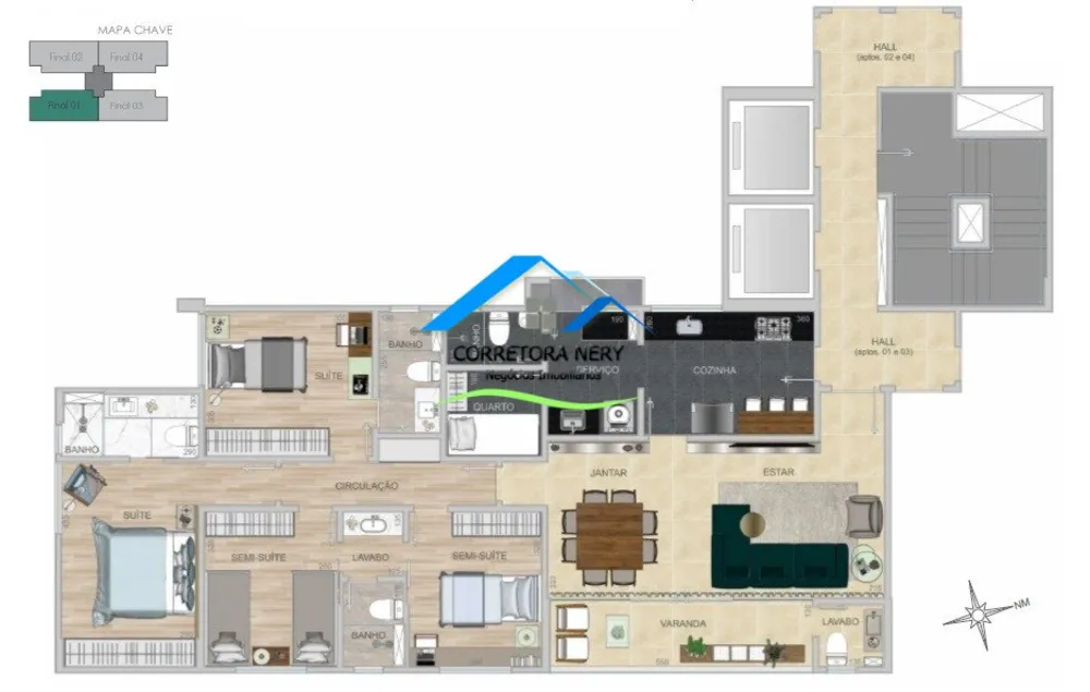 Apartamento, 4 quartos - Foto 9