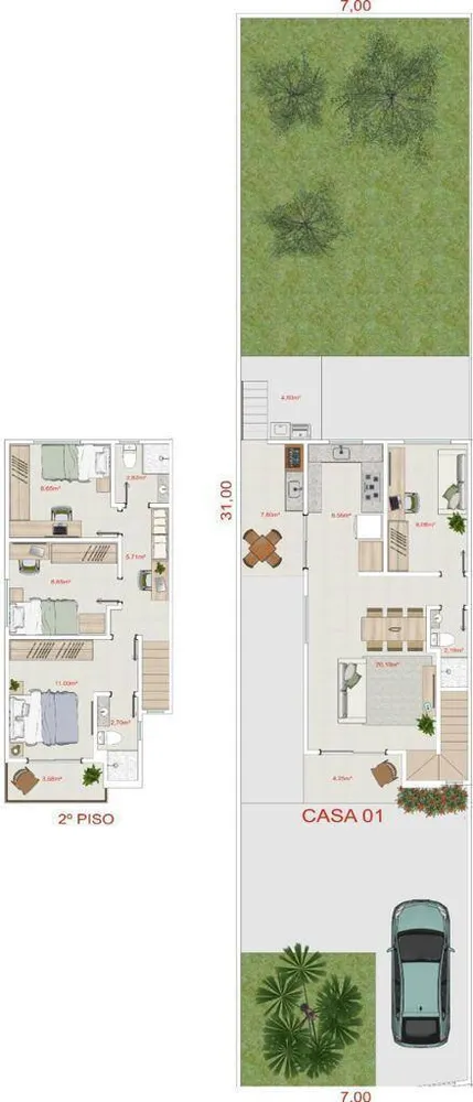 Casa, 4 quartos, 103 m² - Foto 7