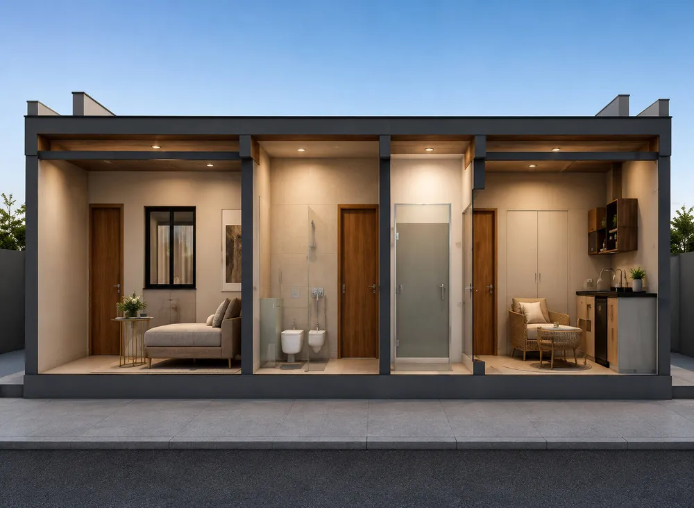 Casa, 2 quartos, 60 m² - Foto 2