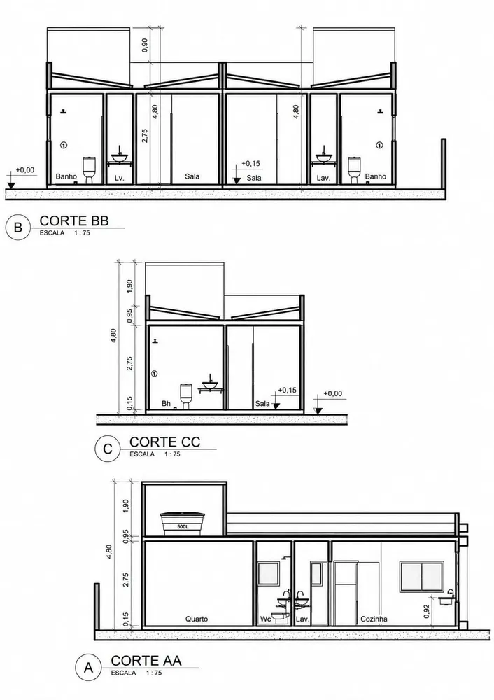 Casa, 2 quartos, 60 m² - Foto 9