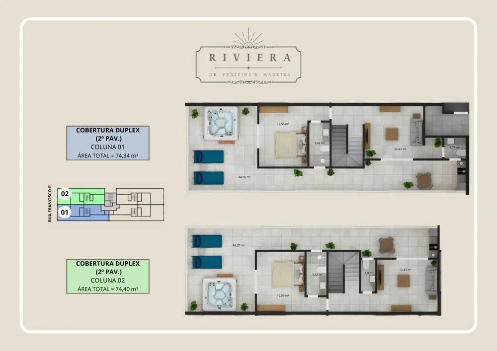 Cobertura, 3 quartos, 80 m² - Foto 14