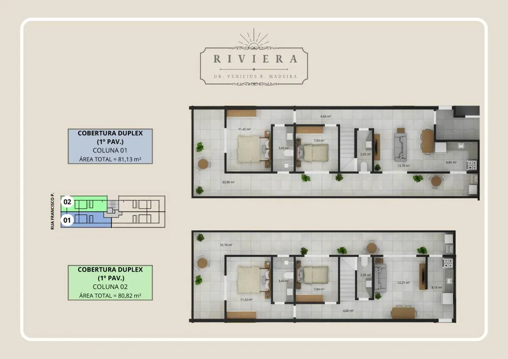 Cobertura, 3 quartos, 80 m² - Foto 18
