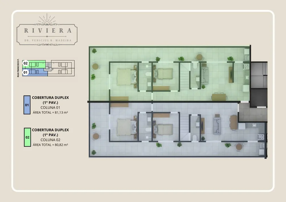 Cobertura, 3 quartos, 80 m² - Foto 12