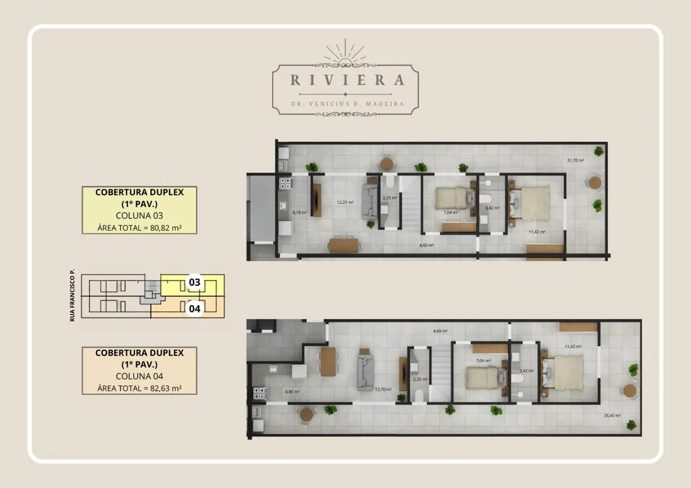 Cobertura, 3 quartos, 80 m² - Foto 16