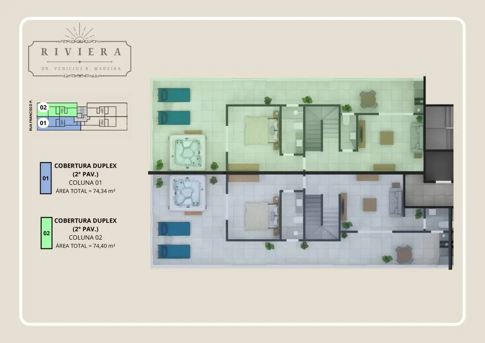 Cobertura, 3 quartos, 80 m² - Foto 13