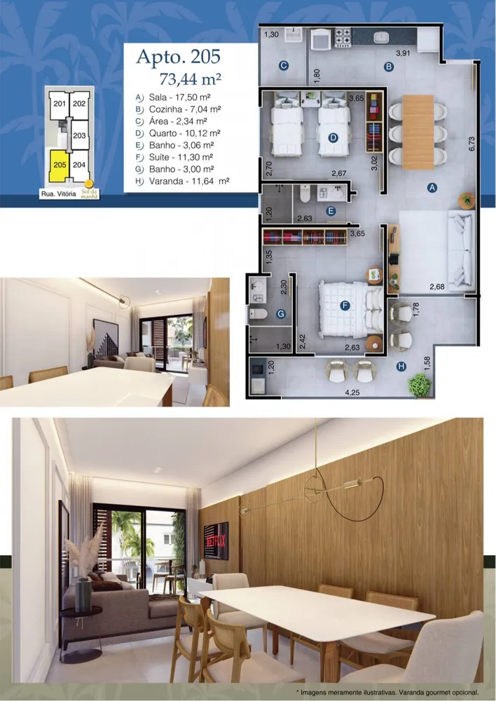 Apartamento, 2 quartos, 64 m² - Foto 8