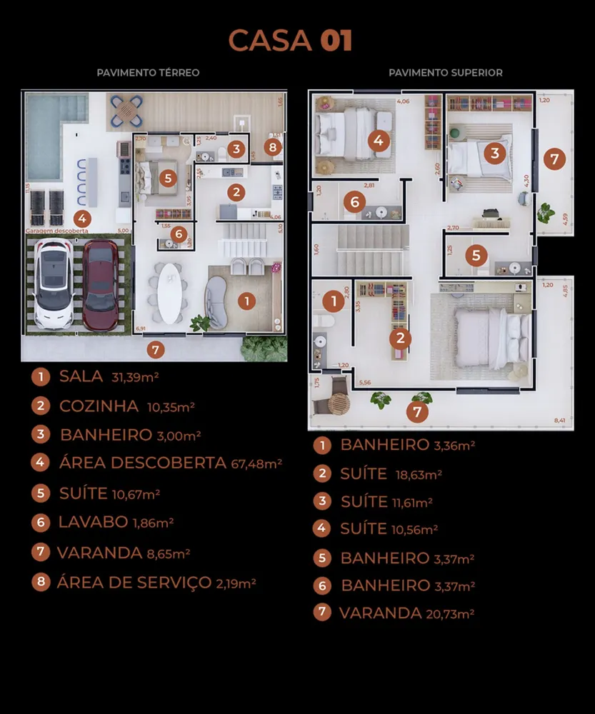 Casa de Condomínio, 3 quartos - Foto 24