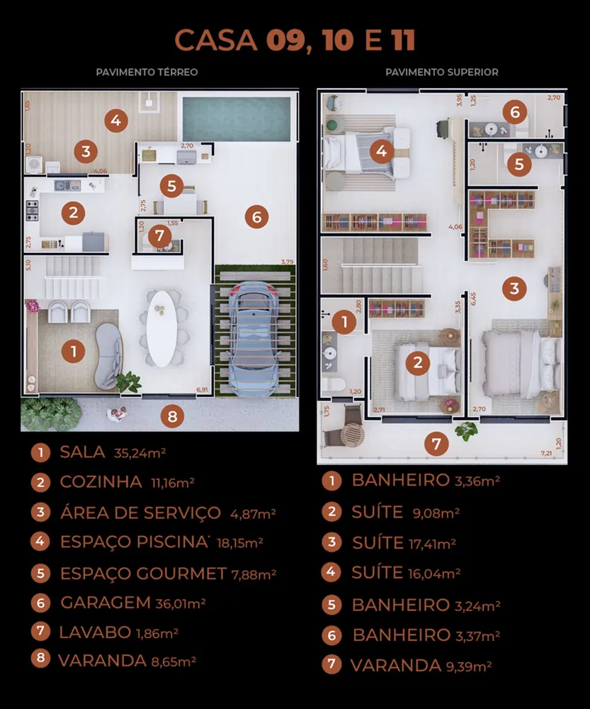 Casa de Condomínio, 3 quartos - Foto 29